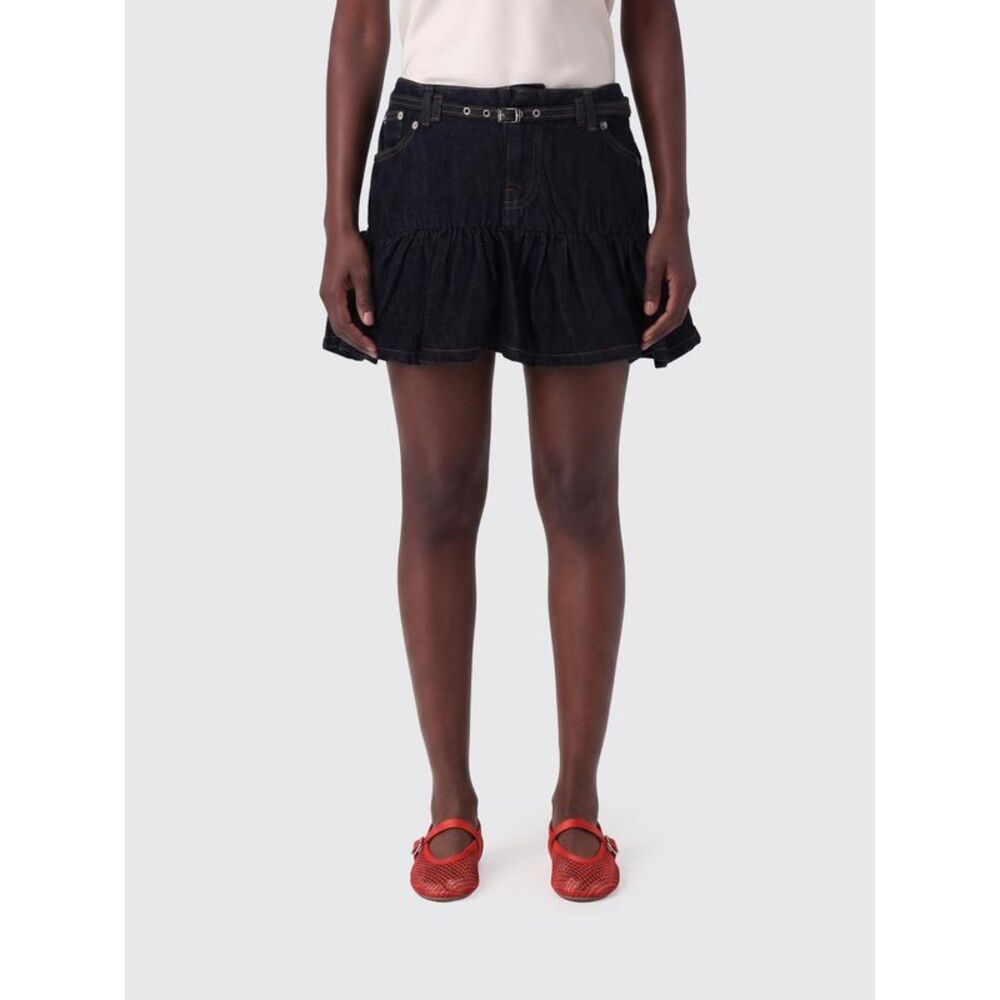 Amish Skirt Woman Denim